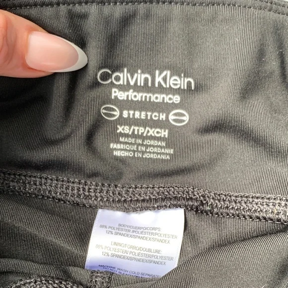 Calvin Klein Black Layered Sport Mini Skort, size XS. - Picture 2 of 14